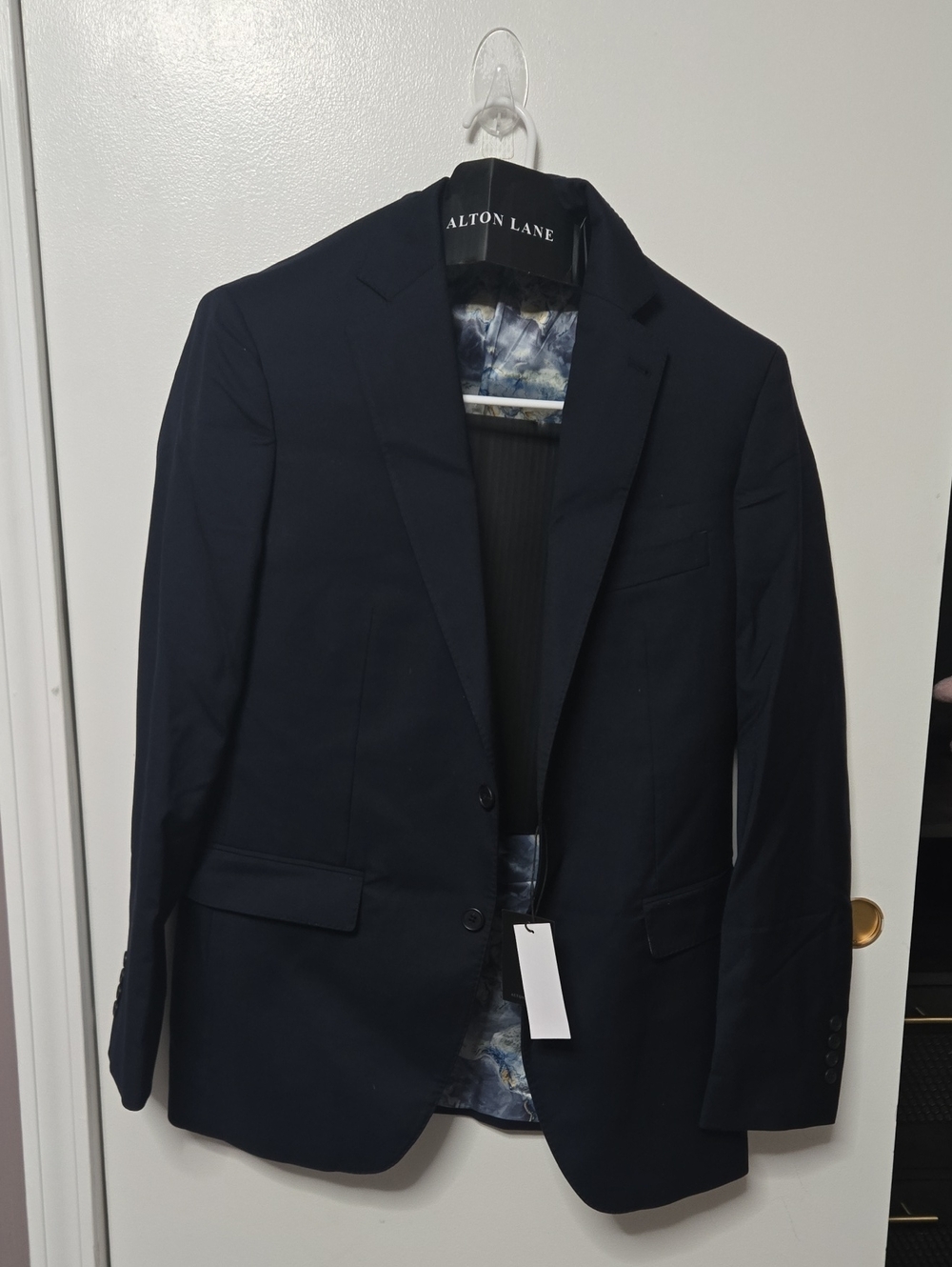 Alton Lane Men's Navy Two-Button Blazer